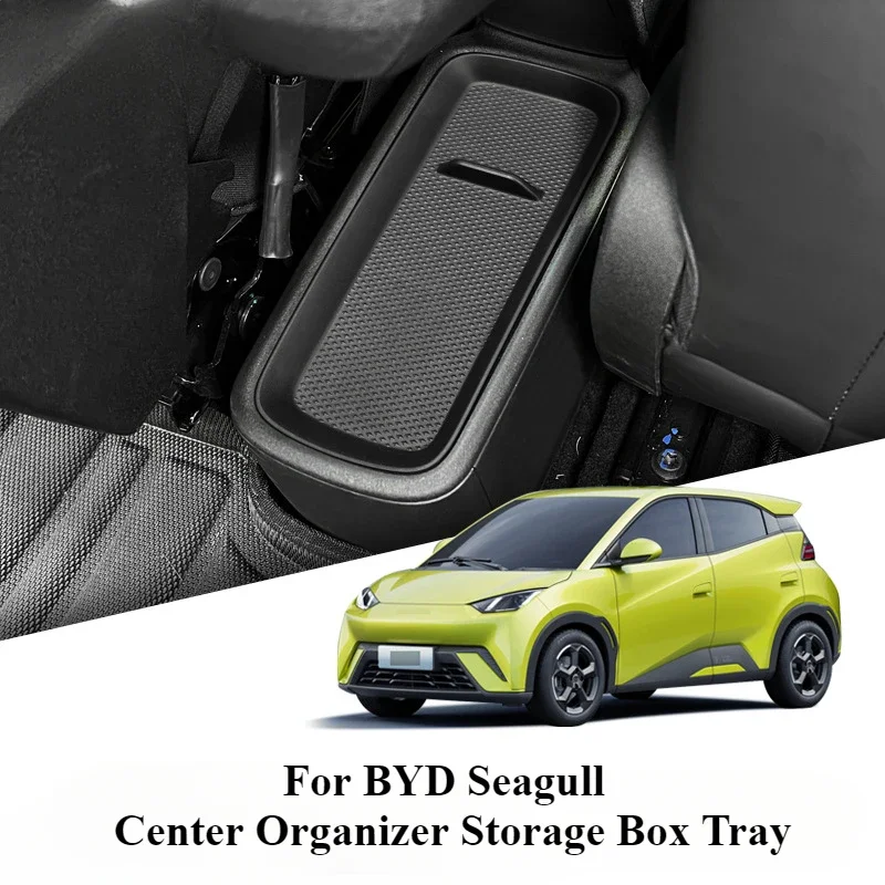 

For BYD SEAGULL 2023 2024 2025 Car Center Control Storage Box Central Container Lower/Up Tray Organizer Interior Accessories