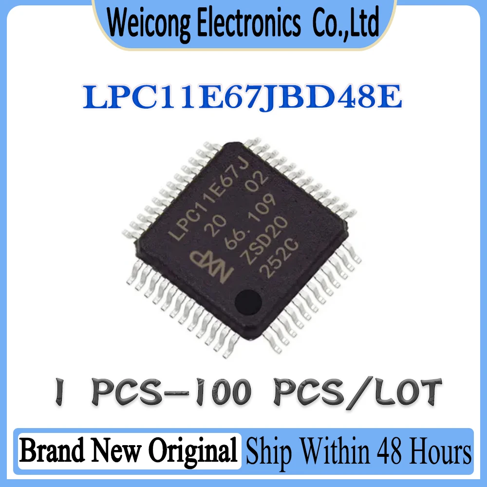 LPC11 LPC11E67JBD48E LPC11E67JBD48 LPC11E67JBD LPC11E67 LPC11E New Original IC MCU Chip LQFP-48