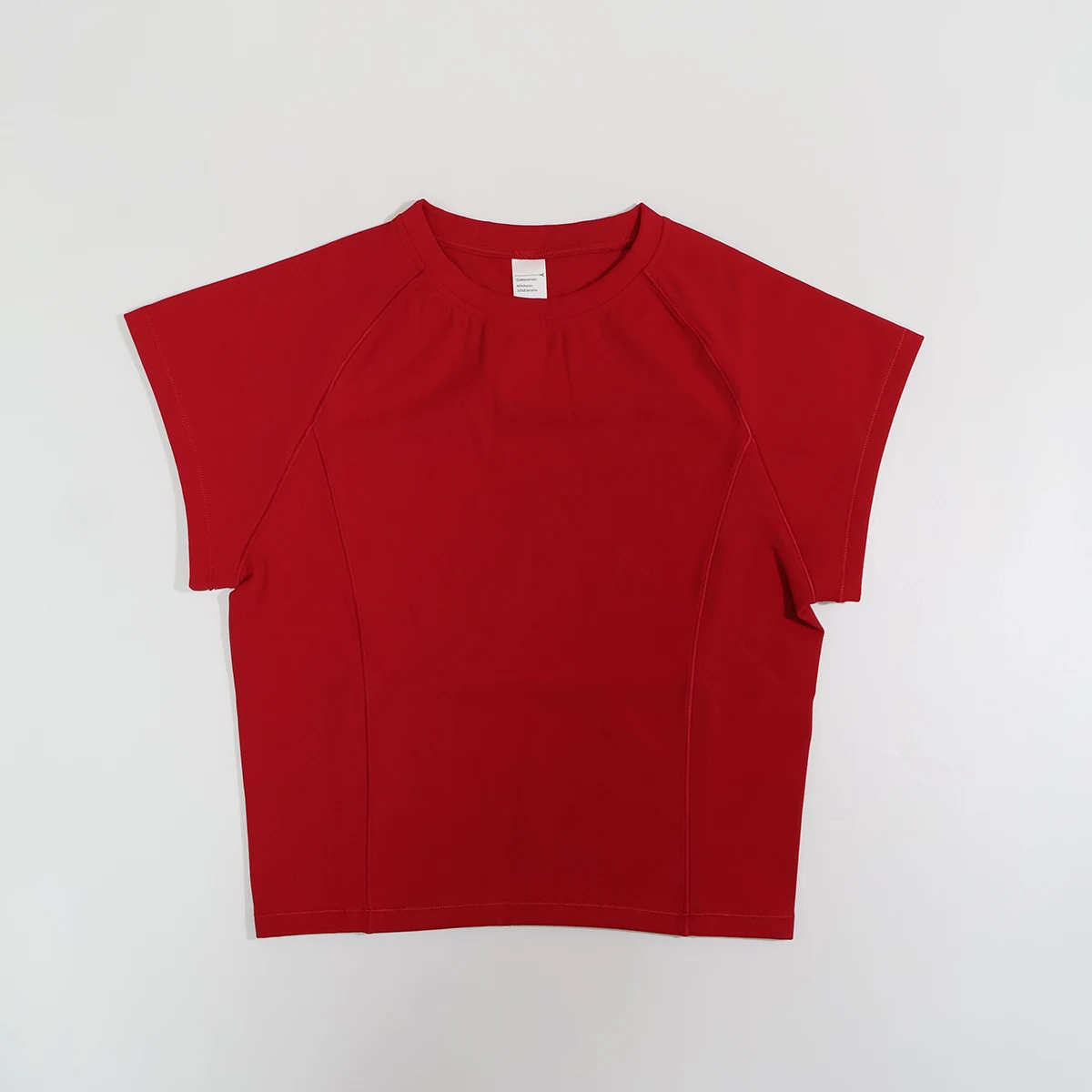 Sommer Damen Fitness Kurzarm-Sportoberteil Schnelltrocknend Atmungsaktive Yoga-Bekleidung Fitness-Trainingskleidung Damen Sport-T-Shirt – Detail 6