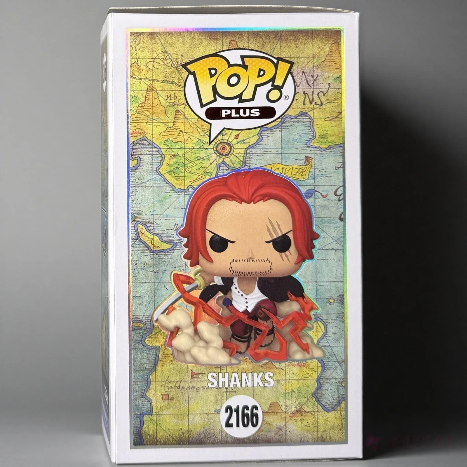 Funko POP! Figura de One Piece Plus Shanks # Figuras de Colección de Edición Limitada con Licencia Oficial 2166, Modelo de Juguete para Fanáticos del Anime, Regalo