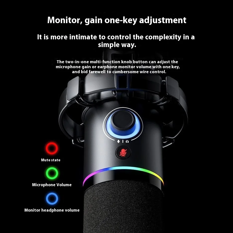 Maono Shanke PD200X Dynamic Coil Microphone USB Plug for Computer Desktop Recording Voice Anchor Live Streaming and Teaching