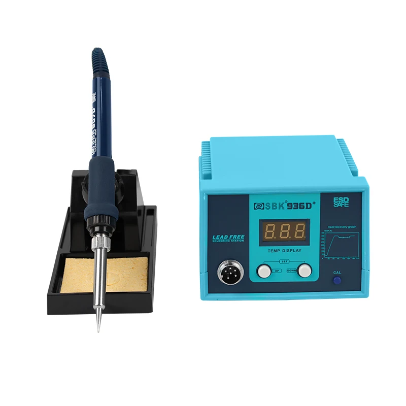 

Bakon ESD Rework Equipment Lead-free Mini Solder Iron Welding Machine 936 Soldering Station 60W