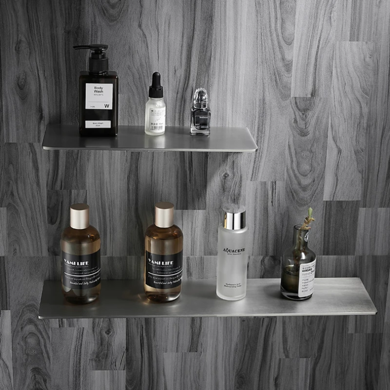 

Washing table storage rack 304 stainless steel household rack, bathroom wall mounted storage rack