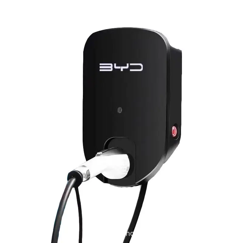 2026BYD 7KW 32A GB  Interface AC Output Wall-Mounted EV Charger for Household Use with Swiping Card Accessory
