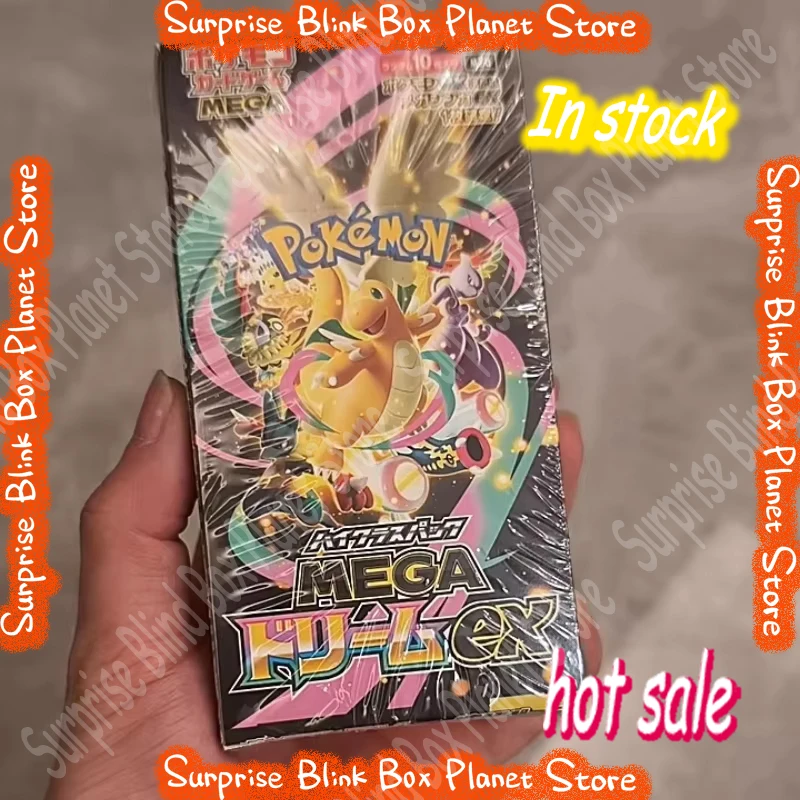 

New Pkm Ptcg Mega Mega Dream Ex Phantasmal Flames Mega Lucario Booster Japanese Version trading scarlet Surprise Cards Fans Gift