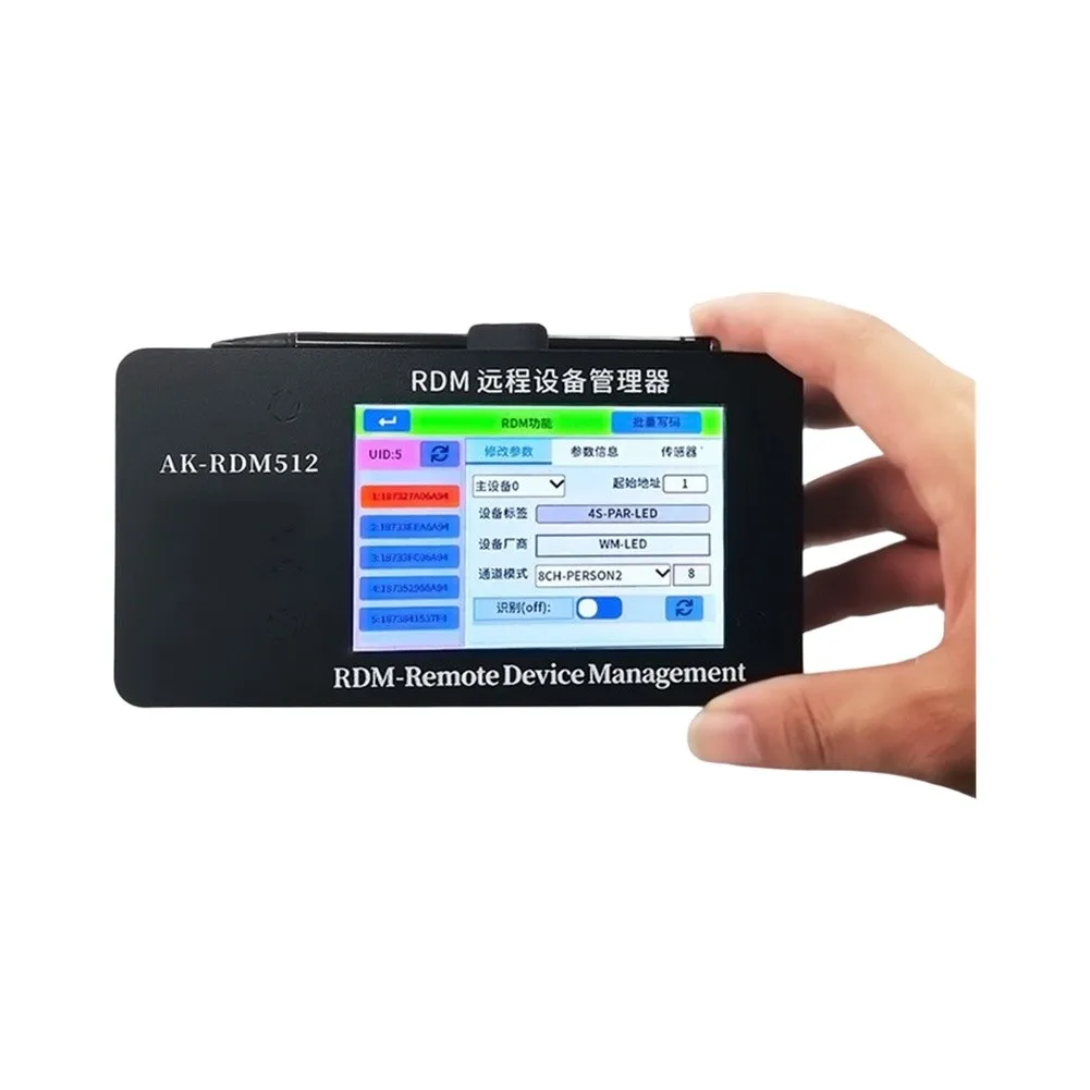 512 Channel For Smart Controller 4 Inch For RDM Remote Device Manager For DMX512 Encoder Lamp For Address Sorting Tool