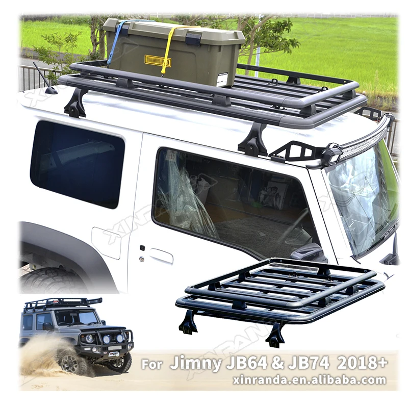 Aluminium Alloy JB74 Jimny Accessories Roof Rack Roof Rack For Suzuki Jimny JB64  JB74W JB64W 2018 2019 2020 2021 2022 2023