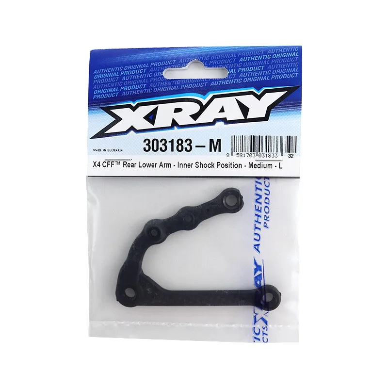 XRAY X4 1/10 Touring Car brazo inferior trasero izquierdo-brazo de suspensión de fibra de carbono XR-303183-H/M/G para accesorios de actualización de carreras de control remoto