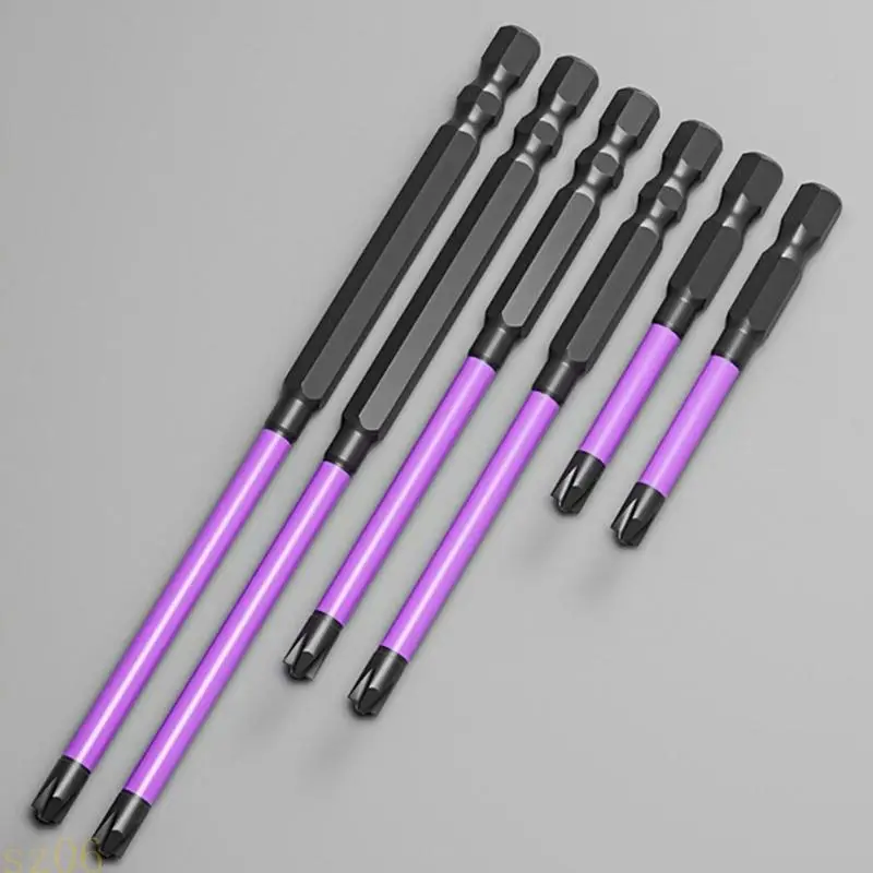 Q2Q4 Screwdriver Bit Driver Special Slotted Crossing Security Screw Driver Power Tool Repair Accessories