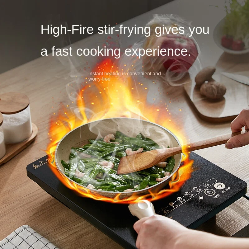 

Induction Cooker Household Small Hot Pot Induction Cooker High-power Smart 8-speed Large Firepower 4D Waterproof Fast Heating