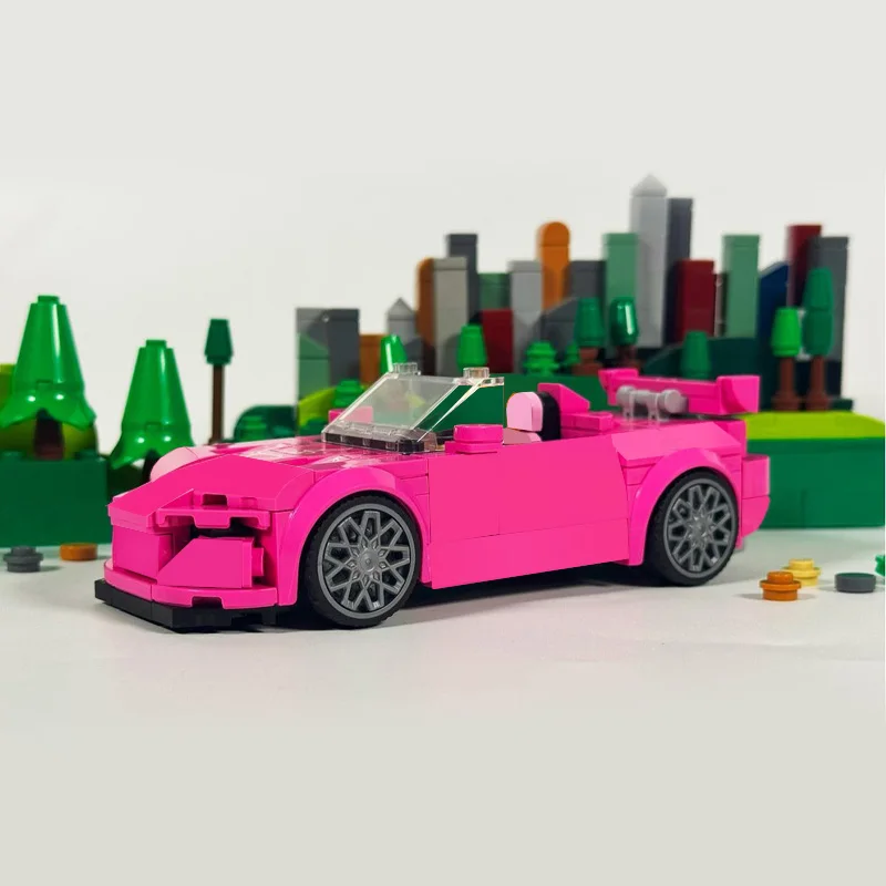 188 PCS Supercar Honduh S2000 MOC Customize Modular Building Block Brick Creative Design Educational Kids DIY Assembly Toy Gift