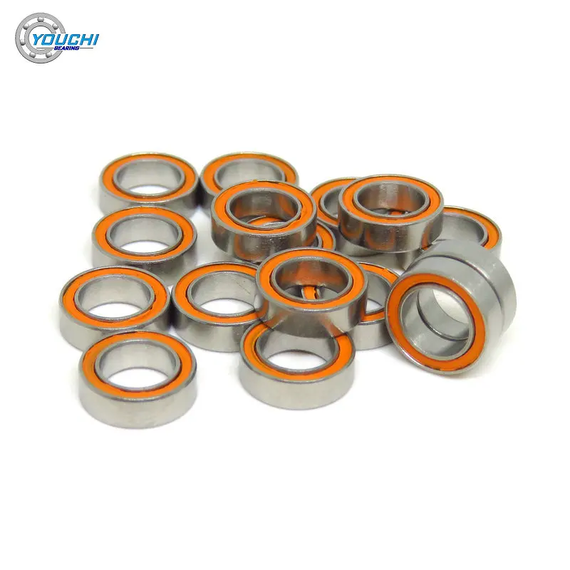 10pcs 5x8x2.5 SMR85C 2RS Hybrid Ceramic Bearing ABEC7 SMR85 RS Stainless Steel Ceramic Ball Bearing 5*8*2.5  Reel Beaing