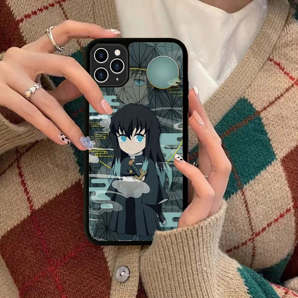 Anime Muichiro Tokito Phone Case Silicone PC+TPU For For IPhone 11 12 13 14 15 16 Plus Pro Max Cover