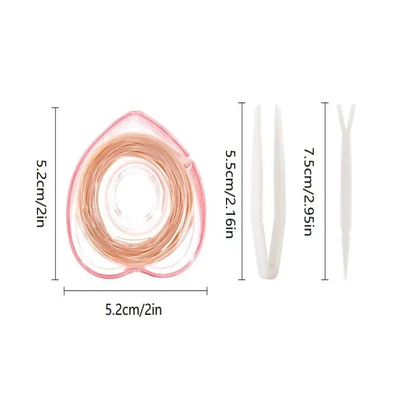 360Pcs/Roll Skin Tone Invisible Tapes Double Stickers Eye Makeup Supplies For Hooded Eyes Lifter Strips Traceless Tape Adhesive