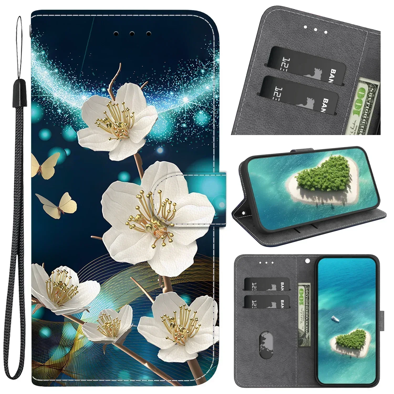 Cases for OnePlus Nord 4 3 2 2T CE4 CE3 CE2 CE Lite N30 N20 SE N200 N10 N100 Case Cover coque Flip Wallet Phone Covers Sunjolly