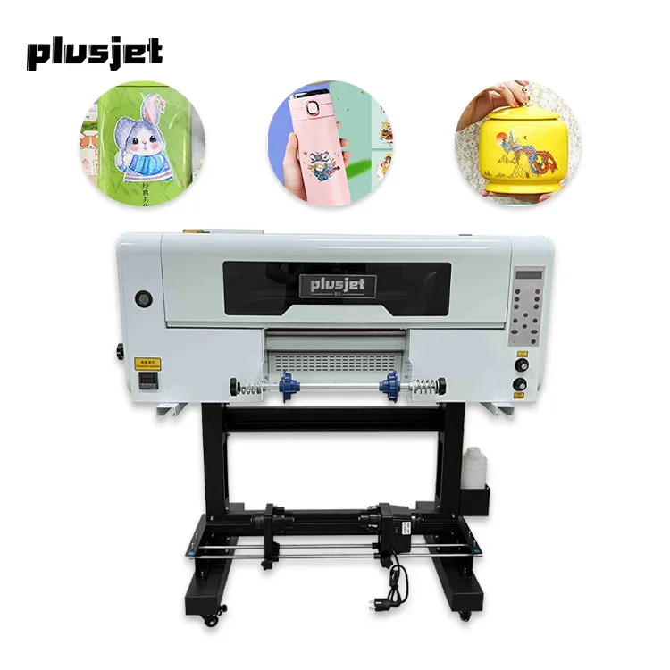 Plusjet A3 30cm DTF UV With 3pcs TX800 For Epson Head PJ-30W3 3D Printer Digital Printers Printer UV DTF