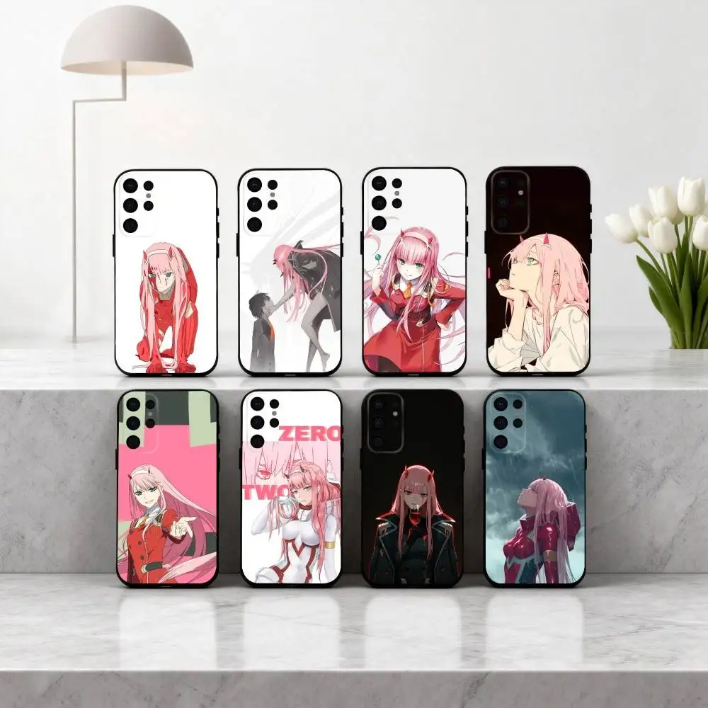

D-Darling in The F-Franxx Z-Zero Two Phone Case For Samsung S25,24,23,22,30,21,10,9,Ultra,Plus,Lite,FE,4,5 G Soft Black Case