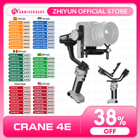 ZHIYUN Official CINEPEER CRANE 4E Gimbal Stabilizer 3-Axis Handheld for DSLR Mirrorless Cameras for Sony Canon Nikon Panasonic