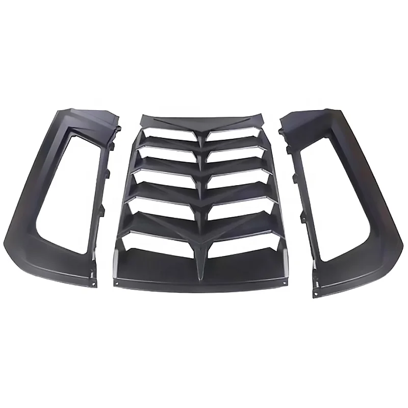 

High Quality Car Rear Window Shield Cover For Ford Mustang 2015-2023 Car Combined Type Shutter Louver Exterior Parts