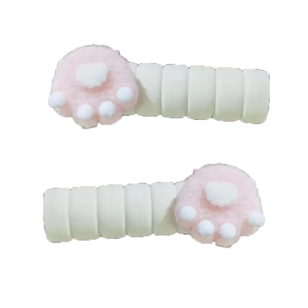 Santa Claus Christmas Door Handle Covers Anti-Collision Love Heart Xmas Doorknob Cover Anti-Static Panda Christmas Decorations