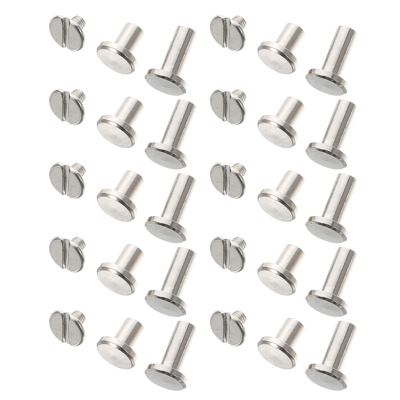 

30Sets Screw Post Binding Screws Metal Rivet Buttons for DIY Scrapbook Album Photo Book Craft Accessories