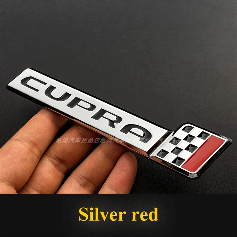 1pcs Car Styling Metal 280 Number Cupra Emblem Badge Grill Grille Stickers Car Styling For FIAT Palio Weekend Siena Perla 500C