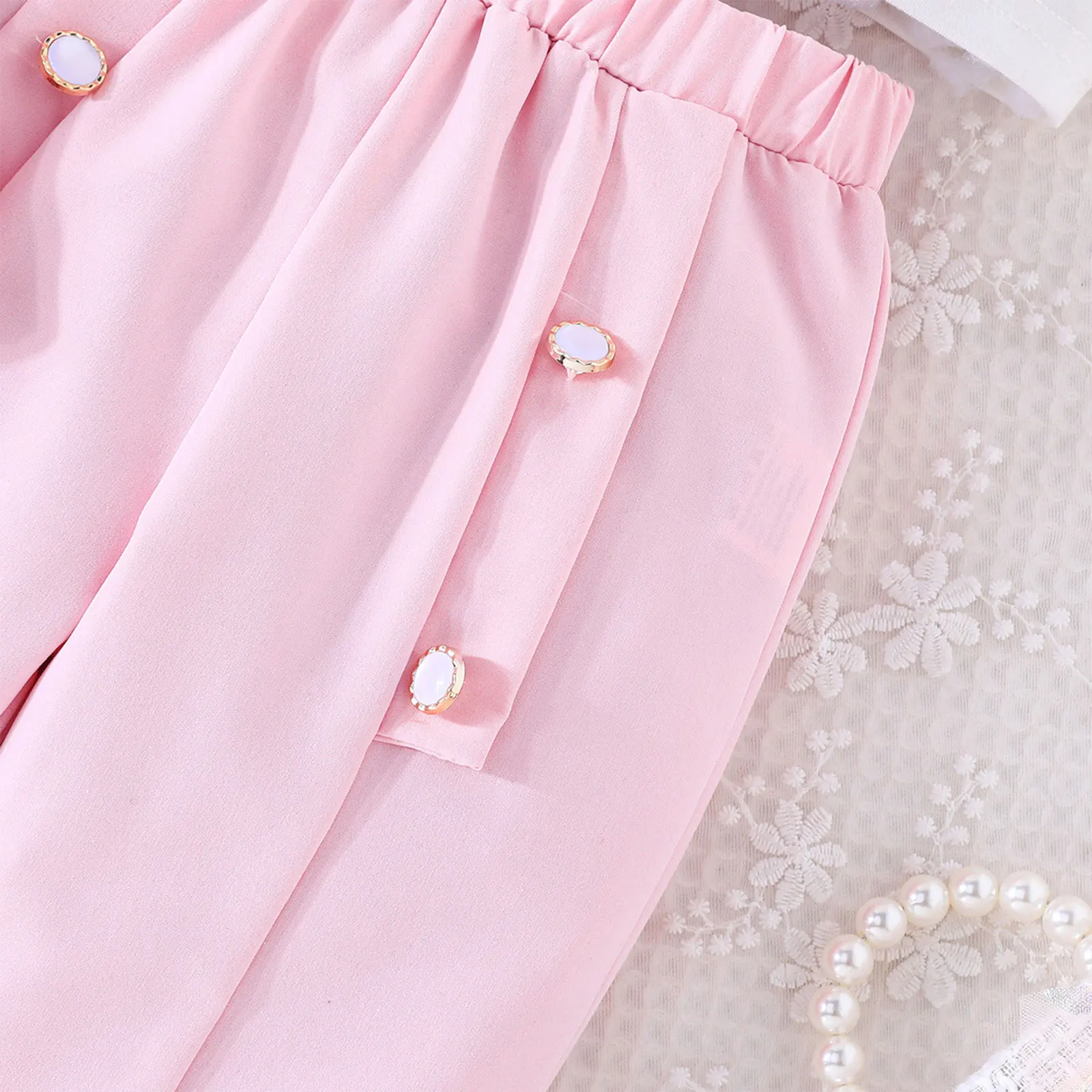 School Uniform Sets Costumes Formal Suits Button Coat Pants + Vest Special Occasions Children's Outfit Girls Party Suit