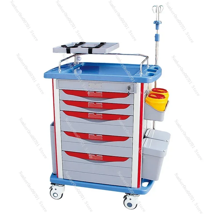

Medical Surgical Equipment Medical Emergency ABS Clinic Trolley