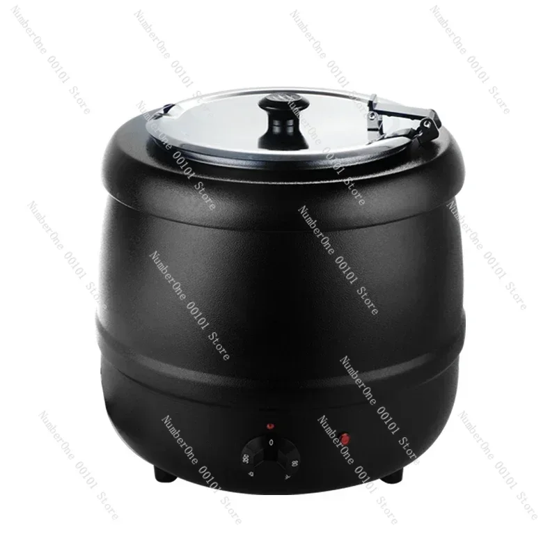 Stainless steel insulated pot porridge bucket Hotel soup pot electric heating soup stove