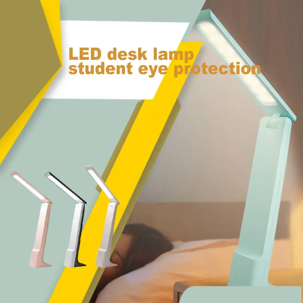 

Led Table Eyes Protection Touch Night Desk Lamp USB Reading Bedside Dimmable Foldable Light Study Bedroom