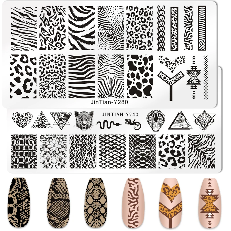 Snake Leopard Nail …