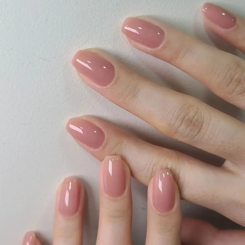 Unghie finte bara unghie finte Manicure indossabile testa quadrata stampa sulle unghie lunga lunghezza copertura completa Ballerina unghie finte