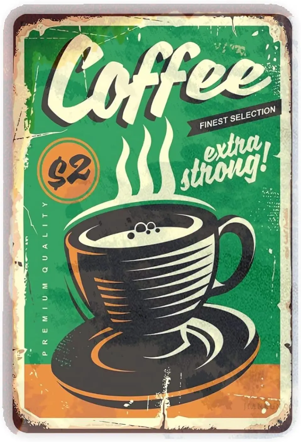 Tin Sign For Signs Coffee Metal Sign,café Wall Decor,Coffee Entertainment Sign,bar Bookstore Coffee Sign 8x12inches(194gzzp sign