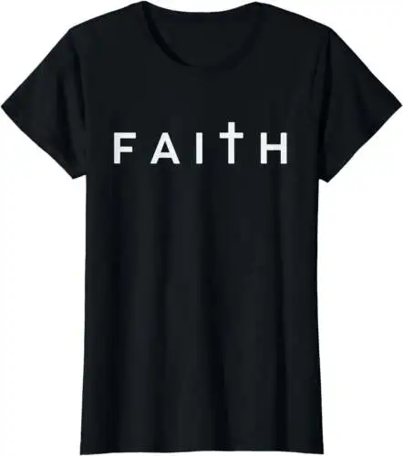 Faith Shirts For Women. Christian Shirt. Religious Cross T-Shirt