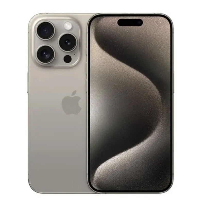 هاتف iPhone 15 pro الأصلي ثنائي eSIM 6.1 أصلي LTPO Super Retina XDR OLED Face ID NFC A17Pro 8GB 128/256GB 98% جديد 5G هاتف محمول #3