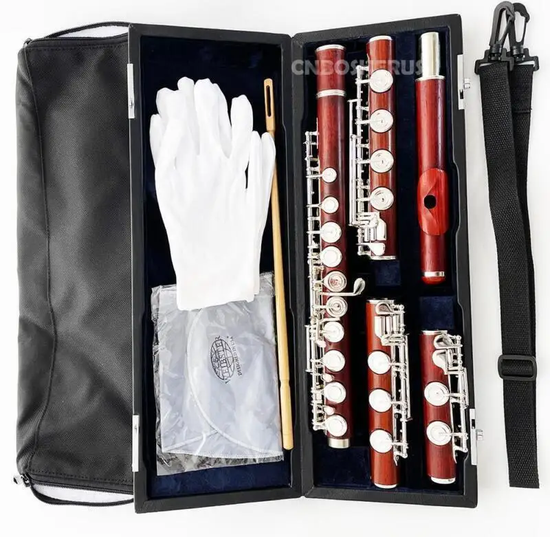

Grenadilla Red Wooden 3 FOOT Closed hole Flute C B BB Foot PRO.Headjoint FLUTES