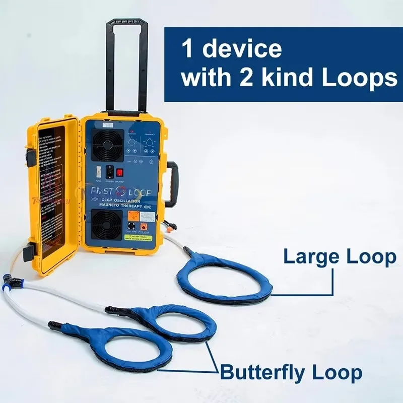 

Magnetic Pulse PEMF Therapy Physiomagneto Pain Relief Body Rehabilitation Machine with Optional Full Body Massage Mat