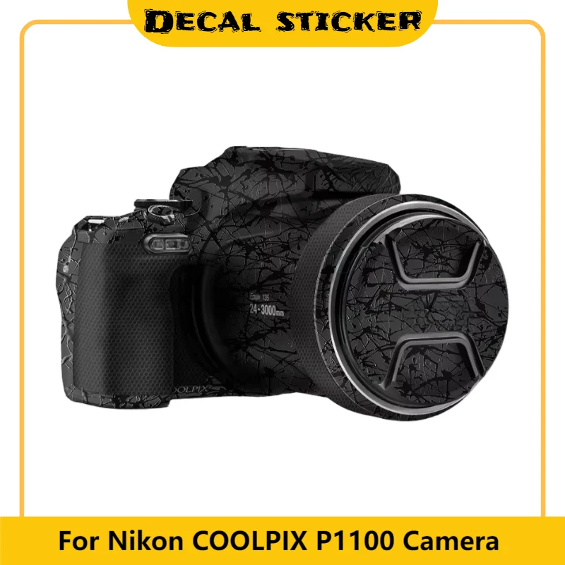 Autocollant pour appareil photo Nikon COOLPIX P1100, autocollant de protection pour appareil photo Nikon P1100, enveloppe de protection Nikon P1100