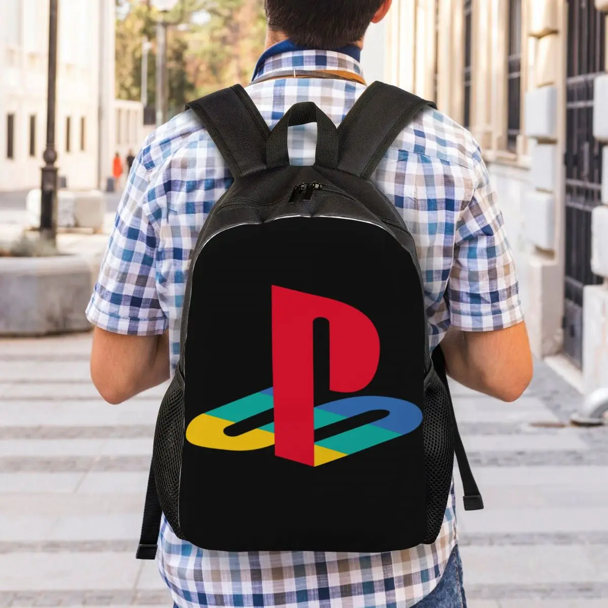 Playstations-mochila de viagem para homens e mulheres, bolsa para laptop, laptop, jogo, jogador, presentes, faculdade, estudante