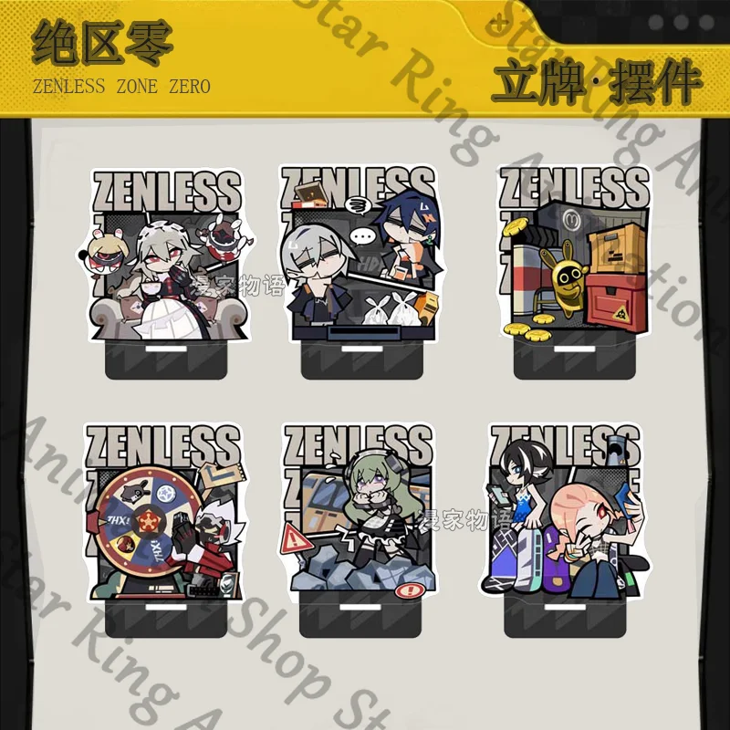 

Anime Zenless Zone Zero Ellen Joe Corin Wickes Acrylic Standing Sign Cartoon Indicative Board Cospaly Gift Decorate
