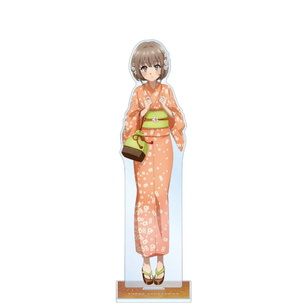 Anime 15cm Rascal Does Not Dream of a Sister Venturing Out Acrylic Stand Figure Desk Ornaments Keychain Gifts