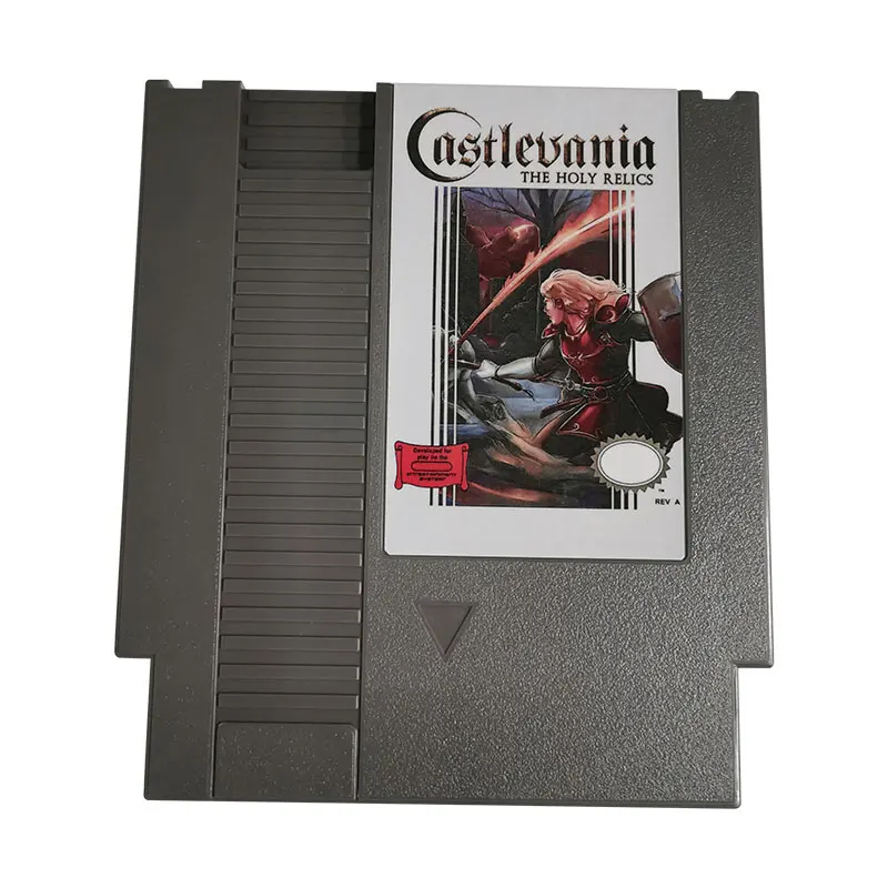 8 Bit Game Card 72 Pins CASTLEVANIA THE HOLY RELICS NTSC And Pal Version Cartridge Video Game For NES