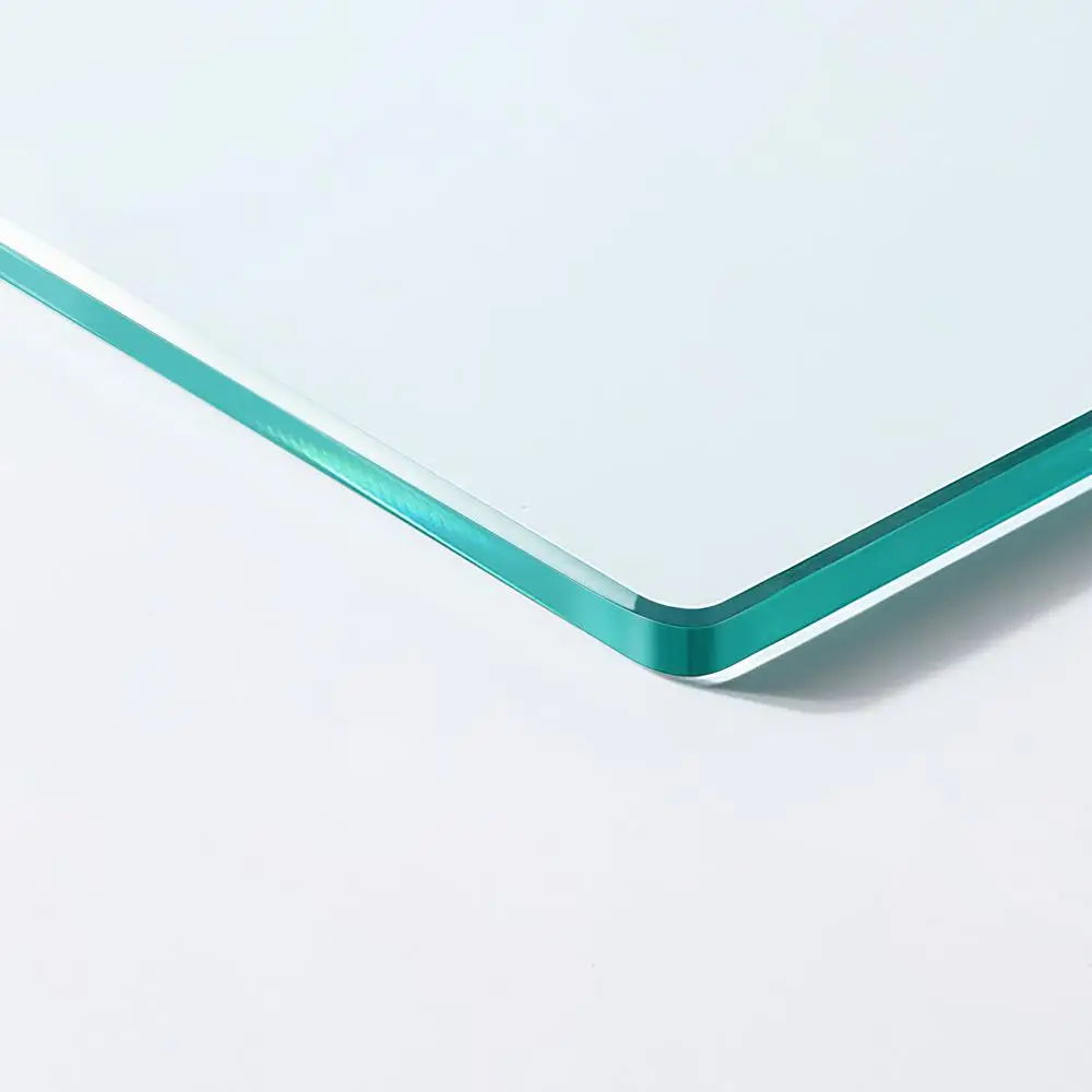 34-1/8 بوصة × 72 بوصة باب دش بزاوية جديدة شبه بدون إطار من النيكل المصقول 5/16 بوصة حاوية مفصلية من الزجاج المقسى