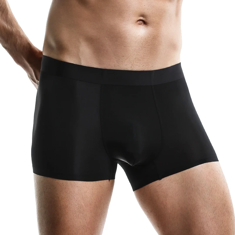 

5-Pack Men's Underwear Men's Wholesale Boxer Briefs Ice Silk Seamless Boxer Shorts Trendyy Sexy Breathable Pants Thin Summer