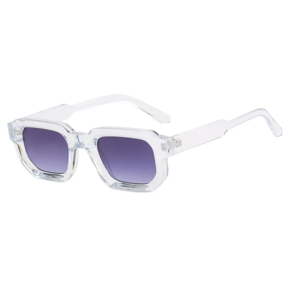 Vintage kleine frame vierkante zonnebril Punk vierkante dameszonnebril Luipaardprint UV400 Retro-bril Unisex