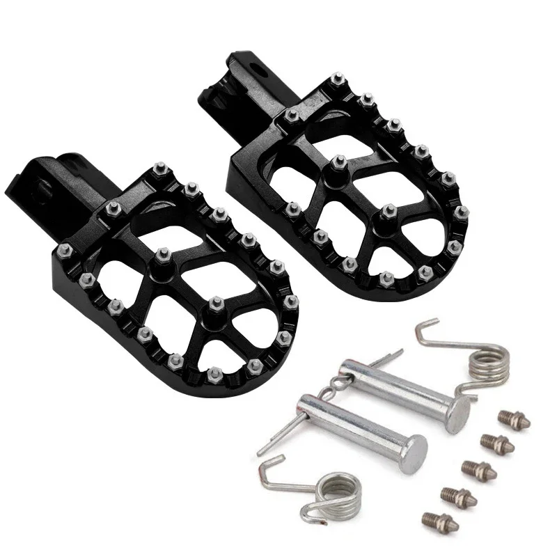 Universal Motorcycle CNC Aluminum Colorful Footpeg Footrest Foot Pegs For HONDA CRF XR 50 70 110 M2R SDG DHZ SSR KAYO Pit Bike