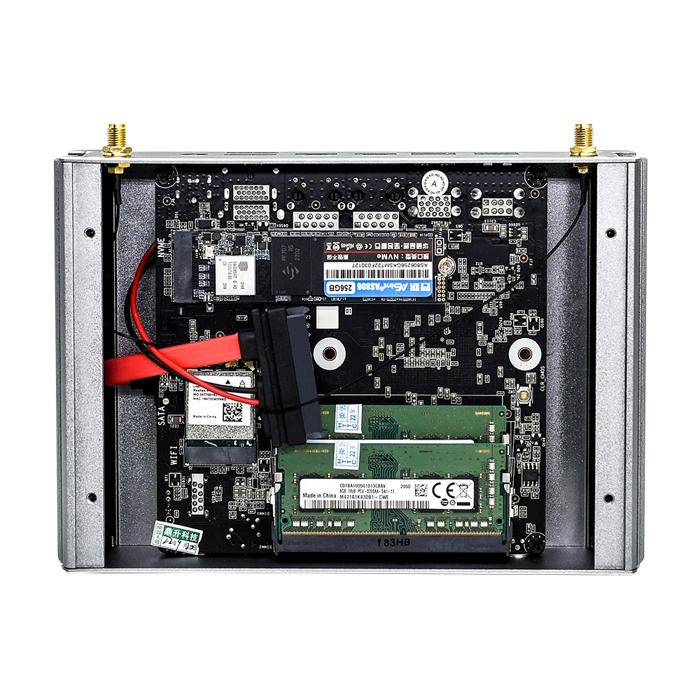 토포튼 팬리스 AMD 미니 PC FU02 라이젠 7 7730U 5825U R5 5600U 4500U 게이밍 컴퓨터 듀얼 LAN 방화벽 2*HDMI2.0 NVMe DDR4 WiFi6 썸네일 6