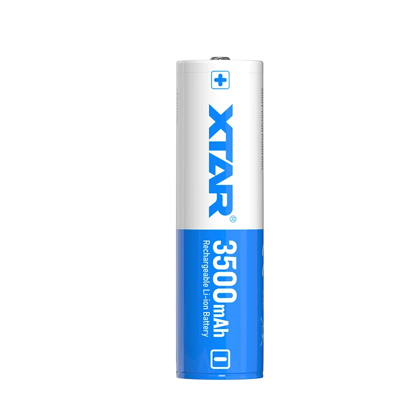 XTAR 2PC 18650 3500 mah Large capacity and high-power 3.6 V 10A  output rechargeable batteries for powerbank power tool