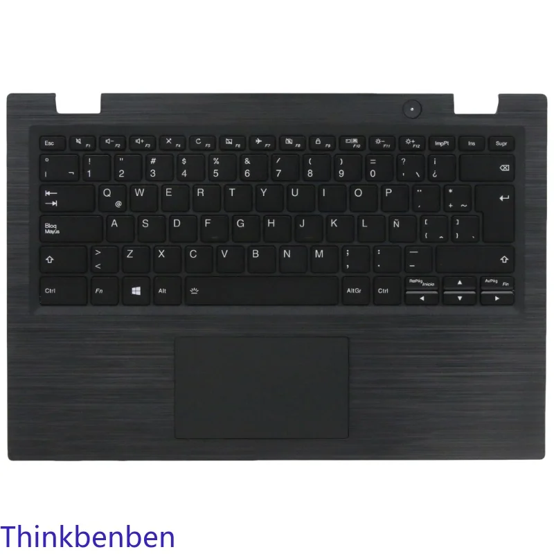 

LAS Latin Spanish Black Keyboard Upper Case Palmrest Shell Cover For Lenovo 14W 5CB0S95281