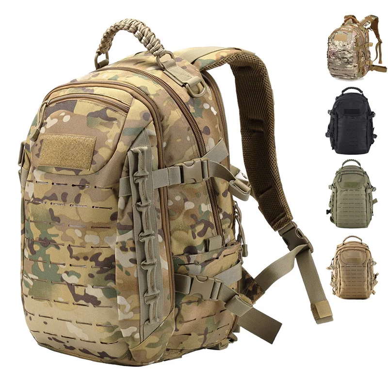 

2024 New Arrival Uniform Molle Nylon Pack Rucksack Waterproof Hunt Outdoor Hiking Camping Tactical Bag Backpack